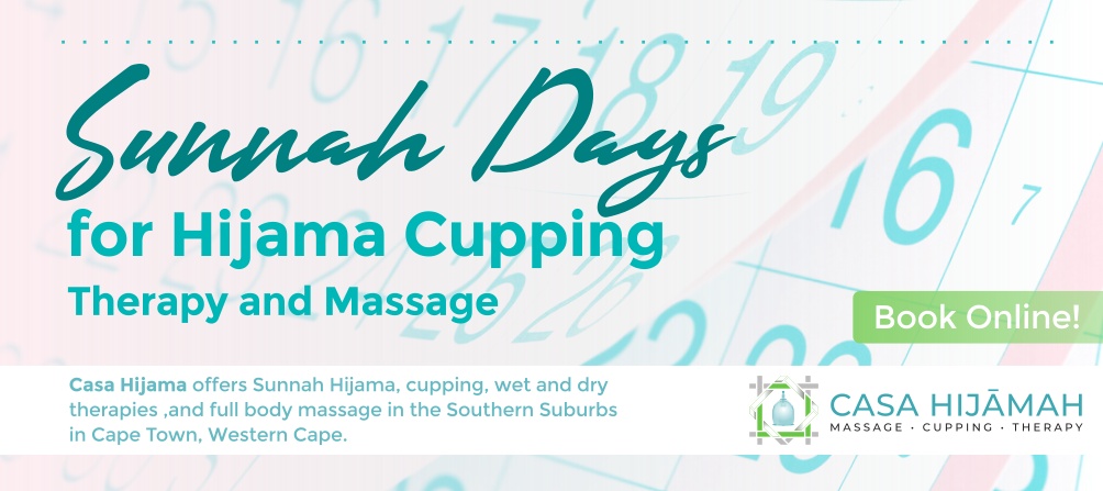 Sunnah days for cupping calendar cape town. 